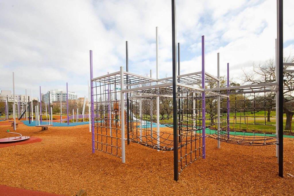 Box Hill Garden's Playground is a great example of a playground that caters to older children